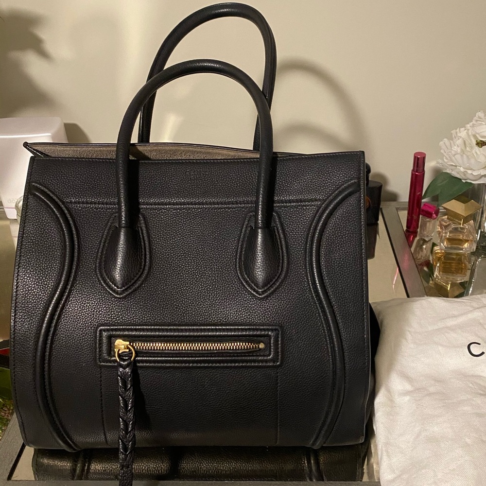 Celine Phantom Luggage- Black